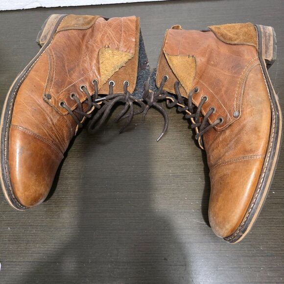 Bull Boxer Kelden Chukka Cap Toe Brown Leather Boot Handcrafted EUR 46 US 13 main image 14
